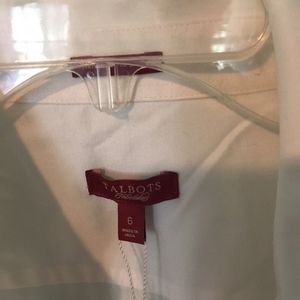 Talbots Tops - NWT Talbots white button down shirt, size 6 Talbots Tops - NWT Talbots white button down shirt, size 6